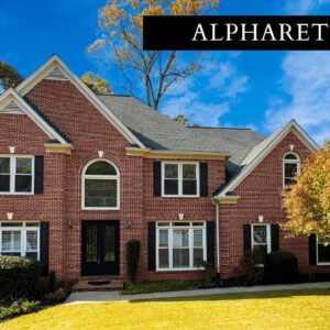 MUST SEE-  TRADITIONAL HOUSE FOR SALE IN ALPHARETTA, GA | 4 BEDROOMS