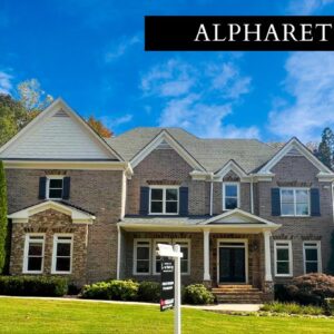 MUST SEE-  STYLISH HOUSE FOR SALE IN ALPHARETTA, GA | 6 BEDROOMS W/ MEDIA ROOM