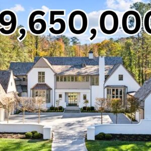 $9M+ Elegant New Atlanta Mansion in Sandy Springs, GA I 840  N Island Drive I Atlanta Luxury Homes