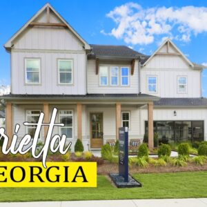 Let's LOOK Inside This NEW 5 Bdrm Toll Brothers MODEL Home in Marietta, NW of ATLANTA - BP $709,995