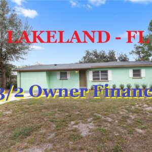 Lakeland FL Owner Finance 3br, 2ba Home