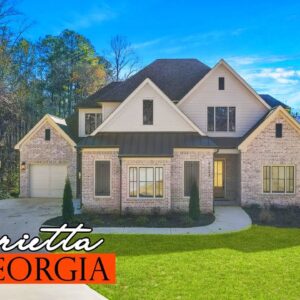 Available Now! NEW 5-Bedroom, 4-Bath Home with DAYLIGHT Basement on 2 ACRES in Marietta, NW ATLANTA