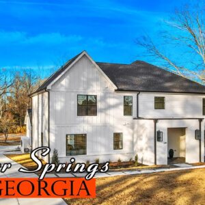 Beautiful 5 Bedrm, 4.2 Bath Modern Farmhouse Inspired Home on 1.7 Acres | For Sale NW of Atlanta