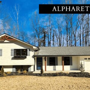 MUST SEE- BEAUTIFULLY RENOVATED HOME FOR SALE IN ALPHARETTA, GA | 4 BEDROOMS