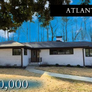 BEAUTIFUL 4 SIDED BRICK HOME FOR SALE IN ATLANTA, GEORGIA | WITH BONUS ROOM