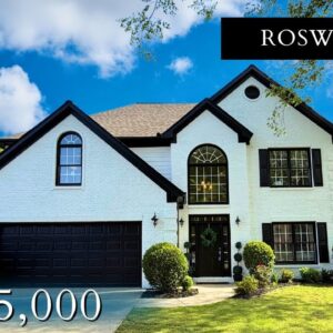 MUST SEE- BEAUTIFULLY UPDATED HOME FOR SALE IN  ROSWELL, GA  - 4 Bedrooms - 2.5 Bathrooms