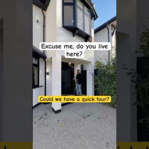 Excuse me, do you live here?