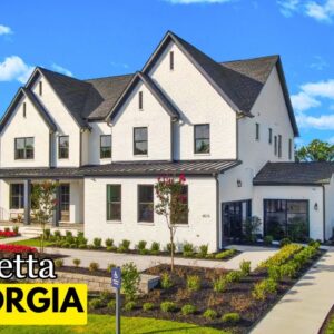 Inside a NEW $1.5M LUXURY Toll Brothers Model Home in Alpharetta, GA | North of Atlanta