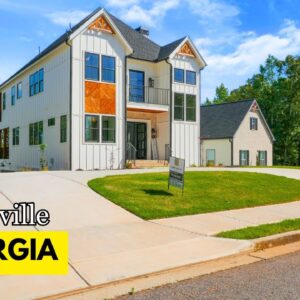 Just North of Atlanta: Tour This Gorgeous 4BR Home in a Private Lake Community in Dawsonville, GA