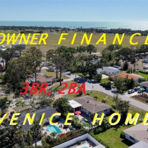 Venice Florida Owner Finance 3br, 2ba home 2000 feet from the sea