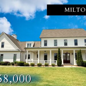 LOOK- STUNNING MULTI- GENERATIONAL HOME FOR SALE IN MILTON, GEORGIA - 7 Bedrooms - 6.2 Bathrooms