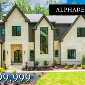 MUST SEE-  MASSIVE 7 BEDROOM NEW CONSTRUCTION IN ALPHARETTA, GA!