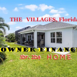 The Villages Home for sale 3br, 2ba owner financing