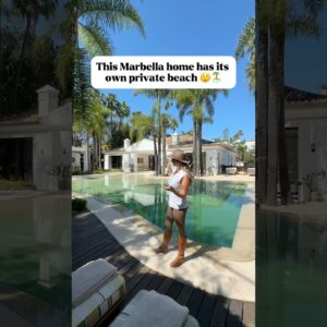 This Marbella home has its own private beach 😲