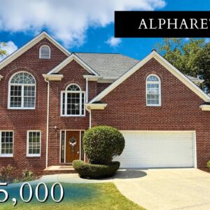 MUST SEE-  STUNNING 6 BEDROOM BRICK  HOME FOR SALE IN ALPHARETTA, GA!