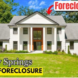 6 Bedroom FORECLOSED Home For Sale in Sandy Springs, GA | 7,093 Sq Ft  on 1 Acre