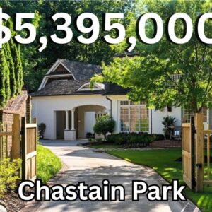 $5,395,000 MUST SEE Atlanta Home w/3+ Acres at Chastain Park I Atlanta Luxury Homes For Sale