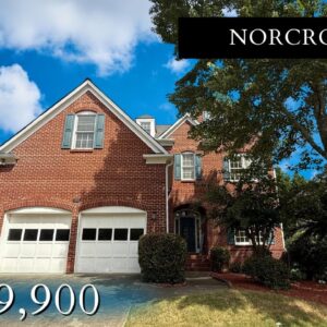 A MUST SEE- A CHARMING BRICK HOME FOR SALE IN NORCROSS, GEORGIA- 4 Bedrooms- 4 Bathrooms