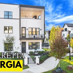 Modern Luxury Living in Alpharetta: 4BR, 3.5 Bath Home w/ Rooftop Deck & Private Elevator