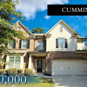 MUST SEE- STUNNING 7 BEDROOM HOME IN CUMMING, GEORGIA | Under $700k