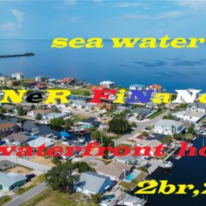 2br, 2ba Owner Finance waterfront home with access to the sea water