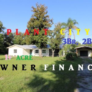 Home for sale with large land and 3br, 2ba owner financing in PLANT CITY