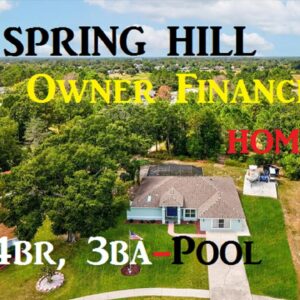 Spring Hill Florida State Park 10 minutes away 4br, 3ba - Pool Home Owner Finance