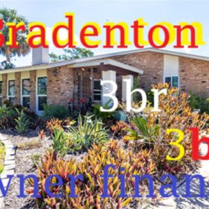 Bradenton west great 3br, 3ba home on over 1/2 acre and owner financing
