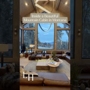 Inside a Beautiful Mountain Cabin in Montana