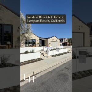 Inside a Beautiful Home in Newport Beach, California