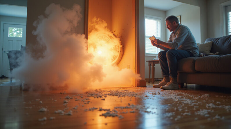 blower door test exposes hidden air leaks that spike energy bills